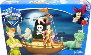Disney Heroes - Peter Pan : Capitán Garfio, Sr. Smee y Tic Toc (Famosa 2193A))