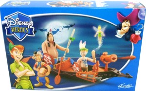 Disney Heroes - Peter Pan : Indios con canoa y cañon (Famosa 2210B))