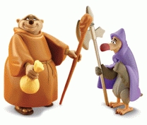 Disney Heroes - Robin Hood : Friar Tuck y Nutsy (Famosa 2189B))
