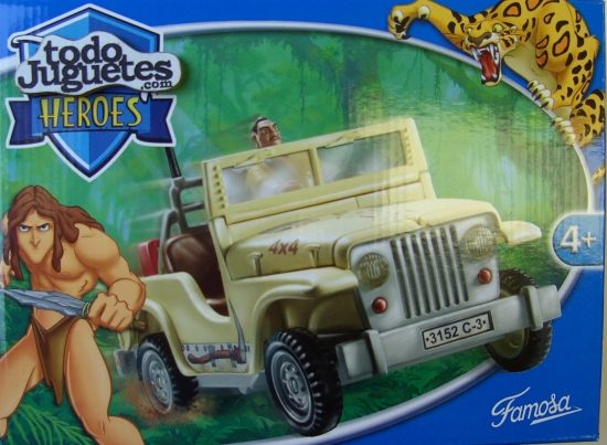 Disney Heroes - Tarzan : Jeep (Famosa 3463))