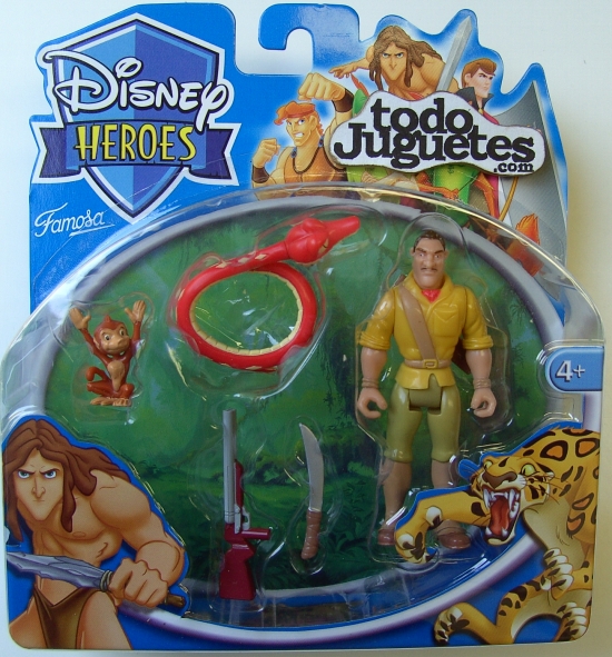 Disney Heroes - Tarzan : Clayton y la serpiente (Famosa 4564B))