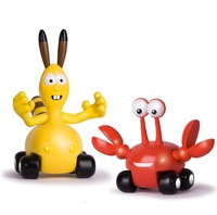Jungla sobre Ruedas - Tubo de 2 figuras: Buga y Crustaxio (Famosa 8343A)