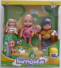 Los Barriguitas - Pack grande Barriguitas (Famosa 7450)
