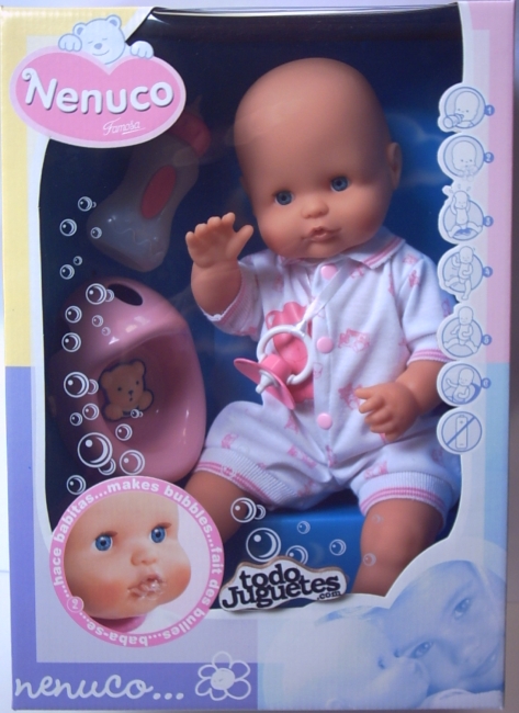 Nenuco - Muñecos : Nenuco Recién Nacido Niña (Famosa 2401))