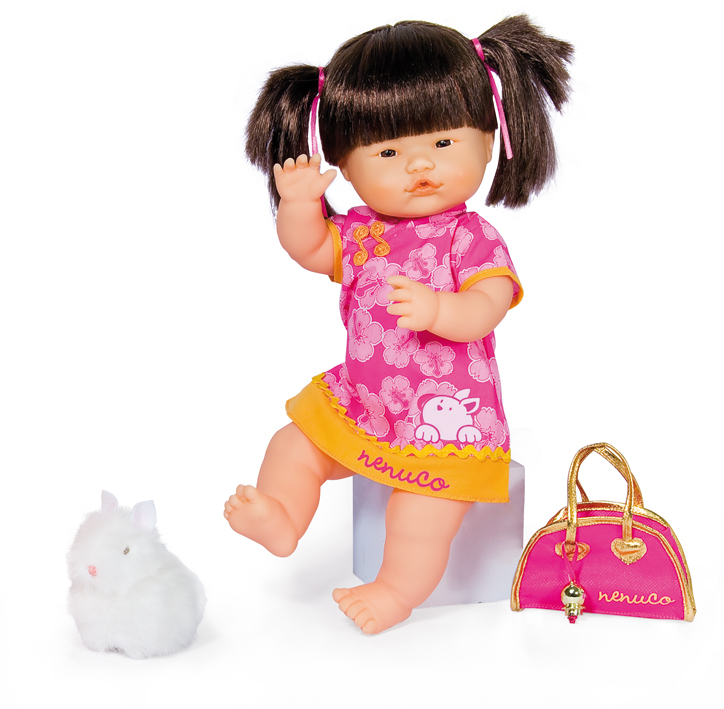 Nenuco - Muñecos : Nenuco Chinita - Cuida su mascota (Famosa 7304a))