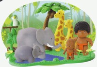 Puzzles Educa : 500 - PinyPon en la Selva (Famosa 2262B)