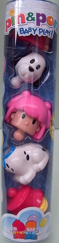 PinyPon - Bote de 2 figuras: Niña y Perrito (Famosa 4326A)