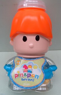 PinyPon - Bote de Pin y Pon Niño con muñecos en su interior (Famosa 4405A)