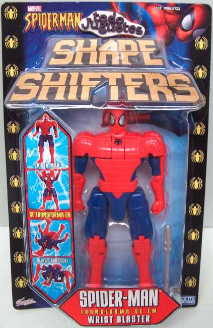 SpiderMan - Shape Shifters : SpiderMan transformable en Wrist Blaster (Famosa 2723A))