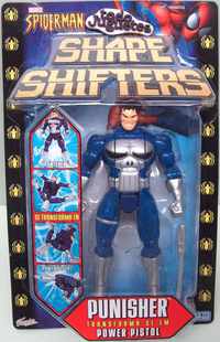 SpiderMan : Shape Shifters - Punisher transformable en Power Pistol (Famosa 2723B)
