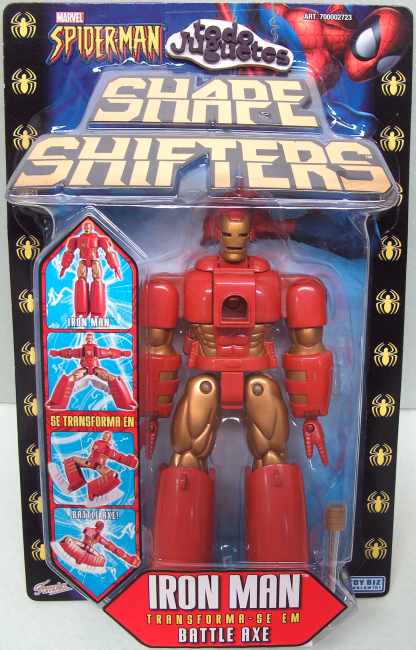 SpiderMan - Shape Shifters : Iron Man transformable en Battle Axe (Famosa 2723E))