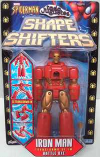 SpiderMan : Shape Shifters - Iron Man transformable en Battle Axe (Famosa 2723E)