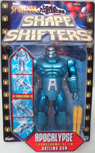 SpiderMan - Shape Shifters : Apocalypse transformable en Gatling Gun (Famosa 2723F))