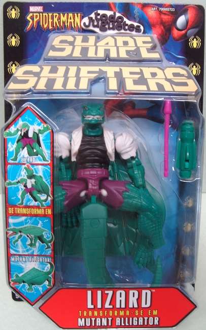 SpiderMan - Shape Shifters : Lizard transformable en Mutant Alligator (Famosa 2723G))