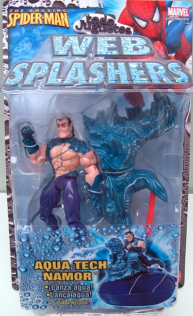 SpiderMan - SpiderMan The Amazing : Web Splasher: Aqua tech Namon (Famosa 3976D))