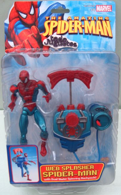 SpiderMan - SpiderMan The Amazing : SpiderMan Web Splasher (Famosa 4196C))