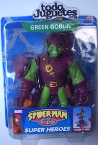 SpiderMan : SpiderMan and Friends : Figuras - Green Goblin (Famosa 166B)