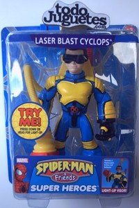 SpiderMan : SpiderMan and Friends : Figuras - Laser Blast Cyclops (Famosa 166C)