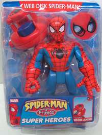 SpiderMan : SpiderMan and Friends : Figuras - SpiderMan Web Disk (Famosa 166F)