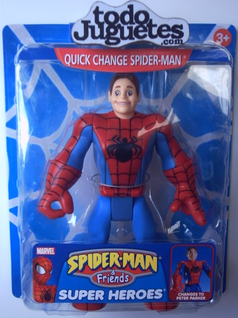 SpiderMan - SpiderMan and Friends - Figuras : Quick Change SpiderMan (Famosa 167C))