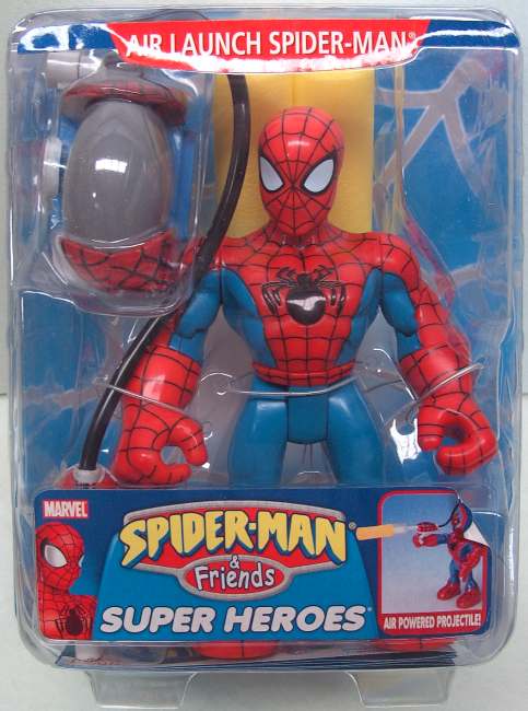 SpiderMan - SpiderMan and Friends - Figuras : SpiderMan Air Launch (Famosa 167E))