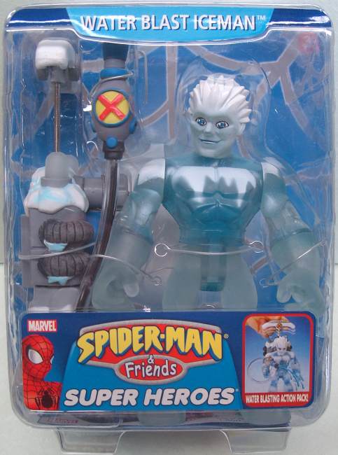 SpiderMan - SpiderMan and Friends - Figuras : Water Blast IceMan (Famosa 167F))