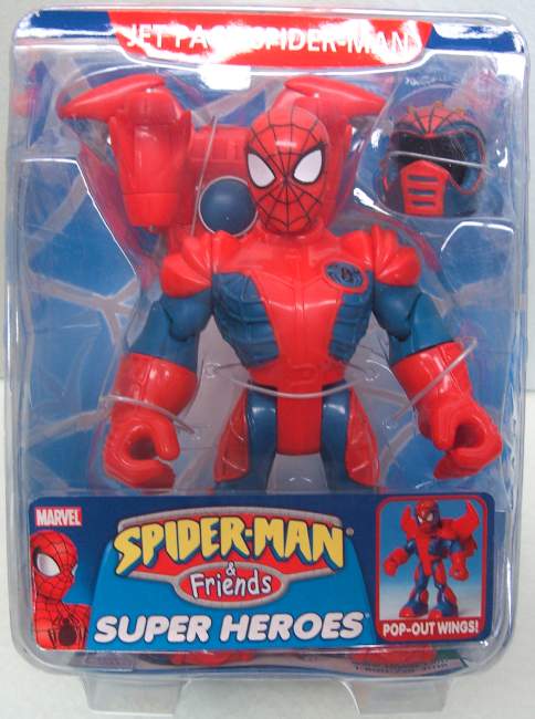 SpiderMan - SpiderMan and Friends - Figuras : SpiderMan Jet Pack (Famosa 167G))