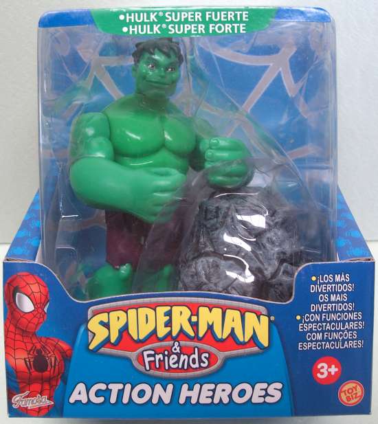 SpiderMan - SpiderMan and Friends - Figuras : Hulk Super Fuerte (Famosa 70200G))