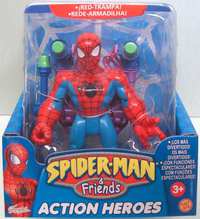 SpiderMan : SpiderMan and Friends : Figuras - SpiderMan Red-Trampa (Famosa 70200H)