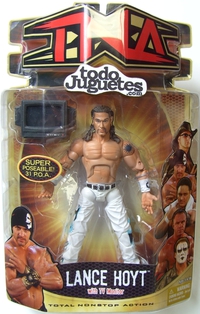 TNA Wrestling - Lance Hoyt with TV Monitor Pantalón Blanco (Famosa 4935A)