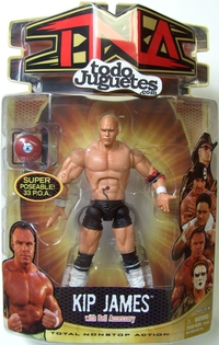 TNA Wrestling - Kip James with Bell Accesory Pantalón Negro (Famosa 4935G)