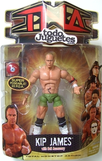 TNA Wrestling - Kip James with Bell Accesory Pantalón Verde (Famosa 4935H)