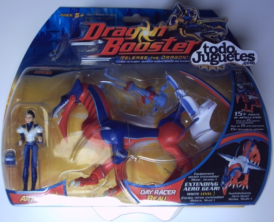 Dragon Booster - Dragon and Rider : Artha and Day Racer Beau (Giochi Preziosi 77800F))