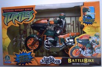 Tortugas Ninja - Battle Bike Michelangelo (Giochi Preziosi 54170D)