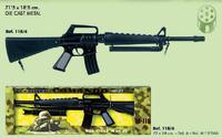Gonher - Fusil de asalto 8 tiros color negro (Gonher 118B)