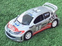 Guisval : Rally Car - Peugeot 206 WRC TOTAL (Guisval RCC291413)