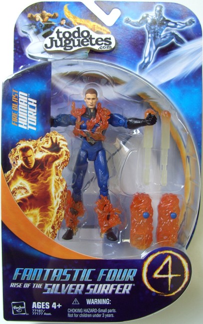Fantastic 4 - Rise of the Silver Surfer : Fire Blast Human Torch (Hasbro 77187a))