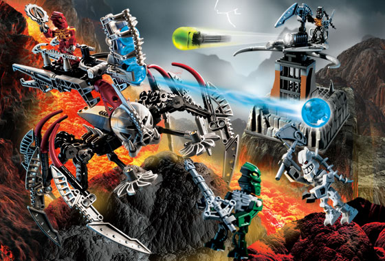 Lego - Bionicle - Playsets : Puesto Piraka (Lego 8892a))