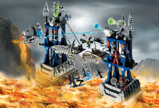 Lego - Bionicle - Playsets : Puerta de la cámara de lava (Lego 8893a))