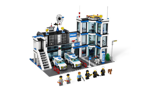 Lego - City - Policia : Gran Comisaría de Policía (Lego 7498a))