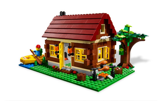 Lego - Creator : Cabaña de Madera (Lego 5766a))