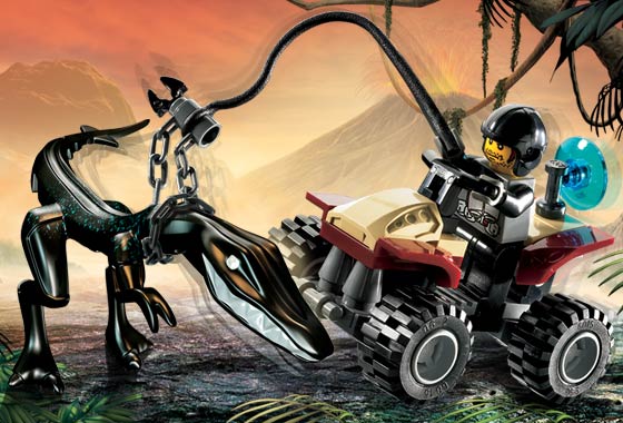Lego - Dino 2010 : Jeep Dino (Lego 7294a))