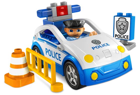 Lego - Duplo - LegoVille : Patrulla de Policía (Lego 4963a))