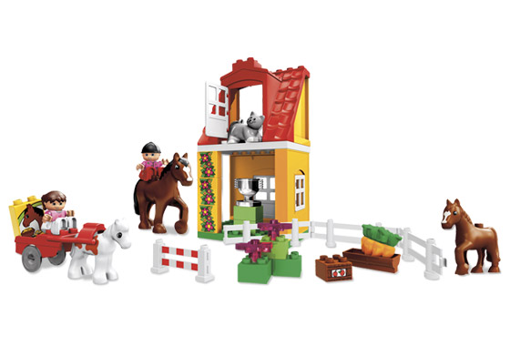 Lego - Duplo - LegoVille : Establo animado (Lego 4974a))