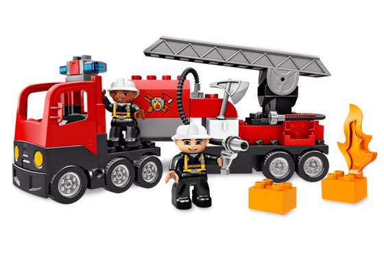 Lego - Duplo - LegoVille : Camión de Bomberos (Lego 4977a))