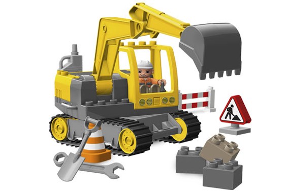 Lego - Duplo - LegoVille : Excavadora (Lego 4986a))