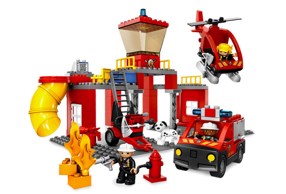 Lego - Duplo - LegoVille : Estación de Bomberos (Lego 5601a))
