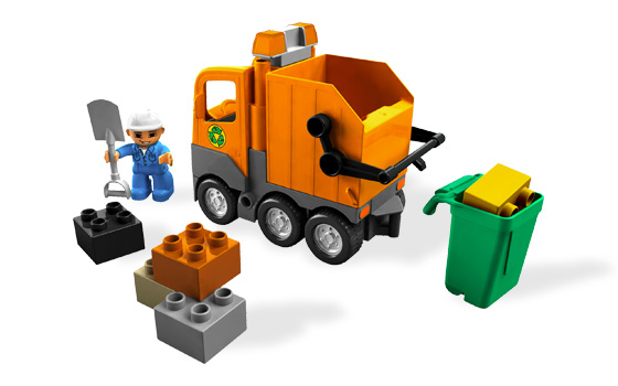 Lego - Duplo - Transporte : Camión de Basura (Lego 5637a))