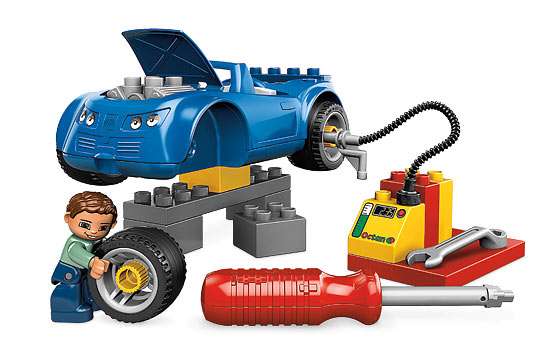 Lego - Duplo - Transporte : Gasolinera (Lego 5640a))
