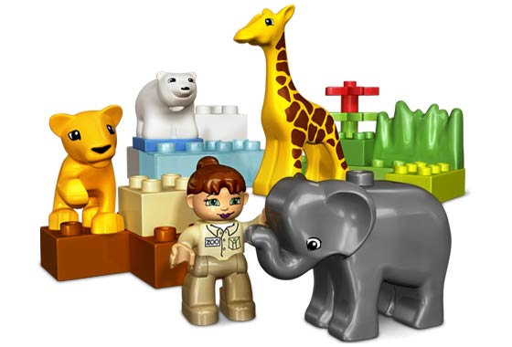 Lego - Duplo - Zoo : Zoo baby (Lego 4962a))